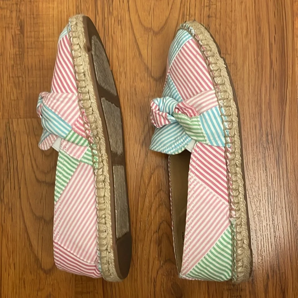 Talbots espadrille bow shoes,‎ size 8